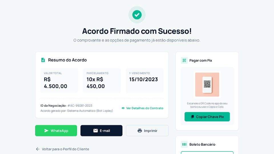 Módulo de Acordo